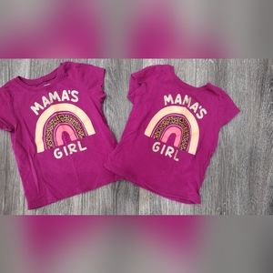 Children's Place "Mama's Girl" T-shirts Size 2T